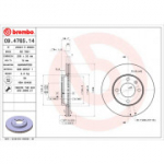 Piduriketas BREMBO 09.4765.14