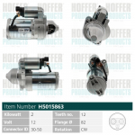 Starter HOFFER H5015863