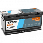Aku EXIDE EFB EL1050 105Ah 950A