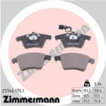 Piduriklotsi komplekt, ketaspidur ZIMMERMANN 23746.175.1