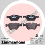 Piduriklotsi komplekt, ketaspidur ZIMMERMANN 24697.190.1