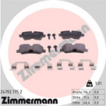 Piduriklotsi komplekt, ketaspidur ZIMMERMANN 24192.175.2