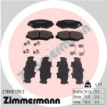 Piduriklotsi komplekt, ketaspidur ZIMMERMANN 23868.170.2