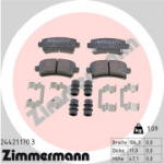 Piduriklotsi komplekt, ketaspidur ZIMMERMANN 24421.170.3