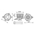 Elektrimootor, salongiventilaator AVA Clever Choice CN8511