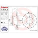 Piduriketas BREMBO 09.8475.10