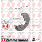 Piduritrummel ZIMMERMANN 250.1775.20
