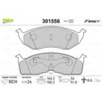 Piduriklotsi komplekt, ketaspidur VALEO 301556