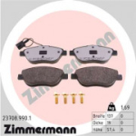 Piduriklotsi komplekt,ketaspidur ZIMMERMANN 23708.990.1