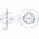 Piduriketas DELPHI BG3063