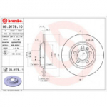 Piduriketas BREMBO 08.9176.11