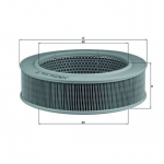 &Otilde;hufilter MAHLE ORIGINAL LX 264