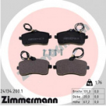 Piduriklotsi komplekt, ketaspidur ZIMMERMANN 24134.200.1