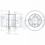 Piduriketas DELPHI BG3237
