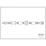 Pidurivoolik CORTECO 19034339