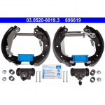 Piduriklotside komplekt ATE 03.0520-6619.3