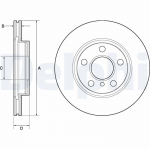 Piduriketas DELPHI BG4704C