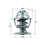 Termostaat,Jahutusvedelik MAHLE ORIGINAL TX 173 88D