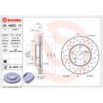 Piduriketas BREMBO 09.A865.1X