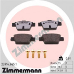 Piduriklotsi komplekt,ketaspidur ZIMMERMANN 23714.965.1