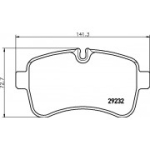 Piduriklotsi komplekt, ketaspidur HELLA 8DB 355 005-551