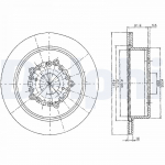 Piduriketas DELPHI BG2662