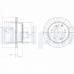 Piduriketas DELPHI BG4331