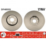 Piduriketas TRW DF4855S