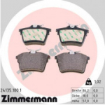 Piduriklotsi komplekt, ketaspidur ZIMMERMANN 24135.180.1