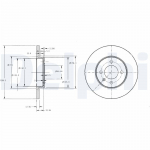 Piduriketas DELPHI BG2454