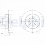 Piduriketas DELPHI BG3125