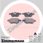 Piduriklotsi komplekt, ketaspidur ZIMMERMANN 23402.200.3