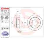 Piduriketas BREMBO 08.8316.11