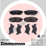 Piduriklotsi komplekt, ketaspidur ZIMMERMANN 24854.160.1
