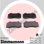 Piduriklotsi komplekt, ketaspidur ZIMMERMANN 25528.150.1