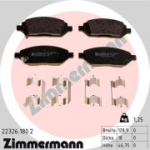 Piduriklotsi komplekt,ketaspidur ZIMMERMANN 22326.180.2