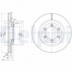Piduriketas DELPHI BG3523