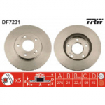 Piduriketas TRW DF7231