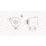 Generaator MAGNETI MARELLI 063731789010