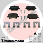 Piduriklotsi komplekt, ketaspidur ZIMMERMANN 20510.175.2