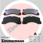 Piduriklotsi komplekt, ketaspidur ZIMMERMANN 24553.160.9