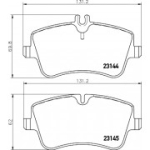 Piduriklotsi komplekt, ketaspidur HELLA 8DB 355 018-351