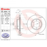 Piduriketas BREMBO 09.A204.11