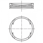 Kolvid MAHLE ORIGINAL 030 64 00