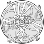 Ventilaator, mootorijahutus DENSO DER21013