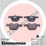 Piduriklotsi komplekt, ketaspidur ZIMMERMANN 25514.180.1