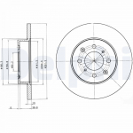 Piduriketas DELPHI BG3262