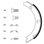 Piduriklotside komplekt, seisupidur TEXTAR 91044500