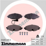 Piduriklotsi komplekt, ketaspidur ZIMMERMANN 25683.200.2