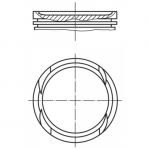 Kolvid MAHLE ORIGINAL 010 05 00